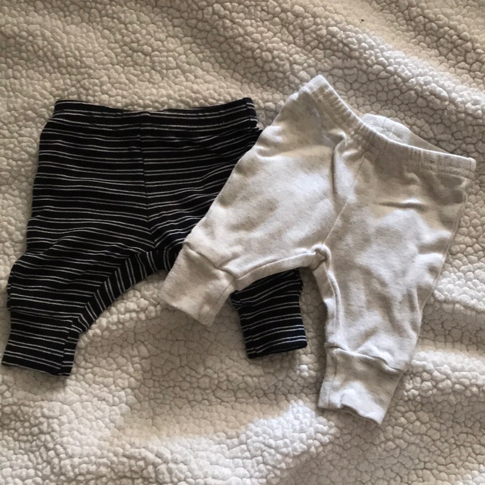 Two piece sweat pants newborn